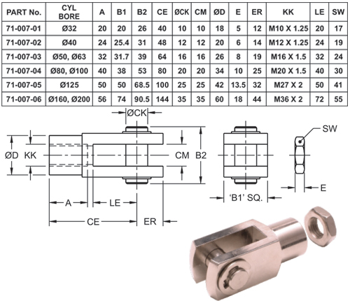 Rod Clevis